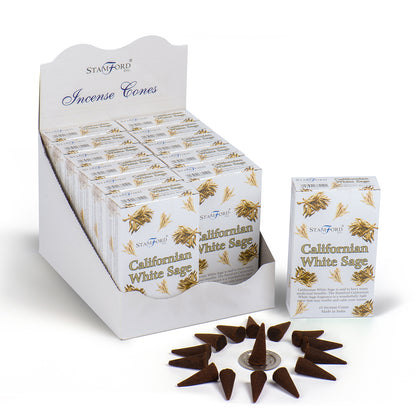 Stamford Premium Incense Cones - Californian White Sage