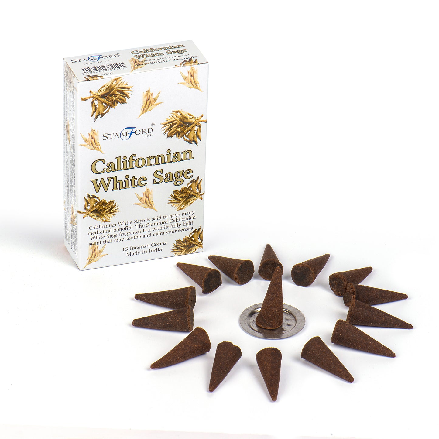 Stamford Premium Incense Cones - Californian White Sage