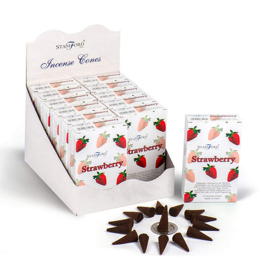 Stamford Premium Incense Cones - Strawberry