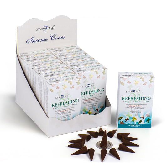 Stamford Premium Incense Cones - Refreshing