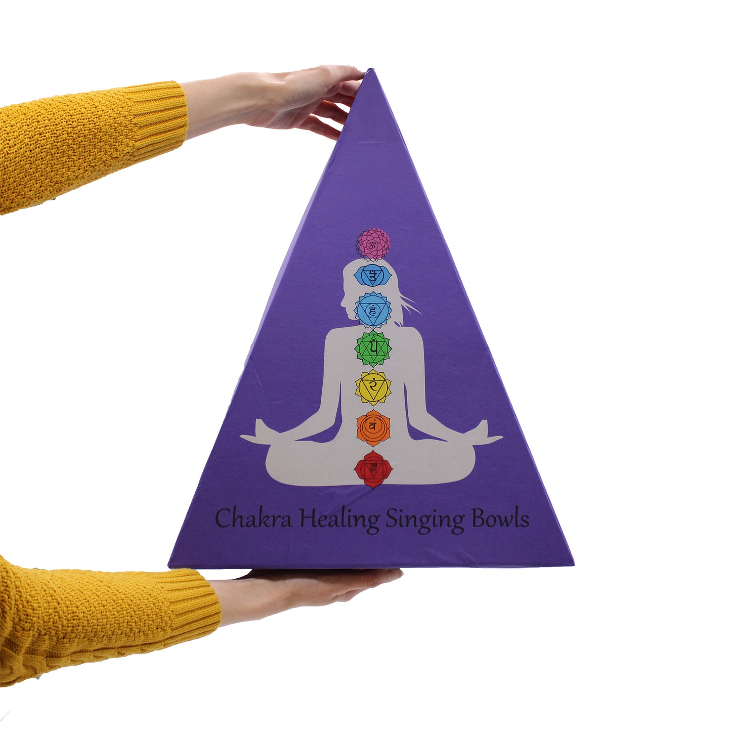 Chakra Pyramid Singing Bowl Gift Set